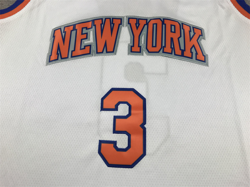 Men's New York Knicks Josh Hart #3 White Swingman Jersey - Association Edition