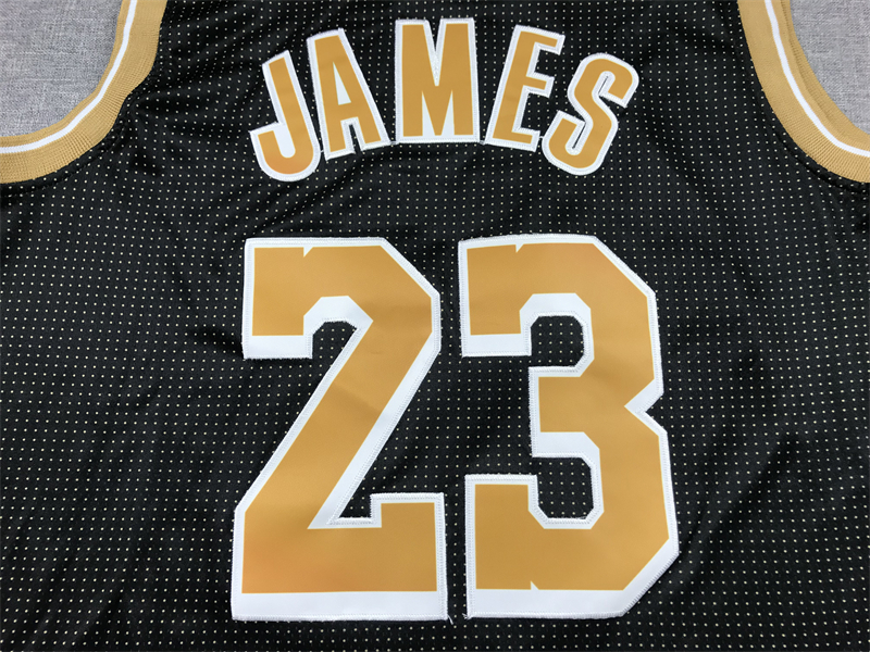 Men's Los Angeles Lakers LeBron James #23 Black Select Series Swingman Jersey