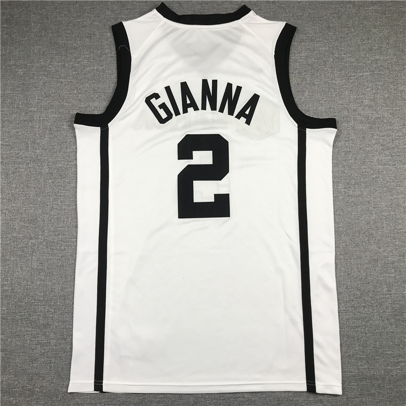 Men's Mamba Mambacitas Gigi Bryant Gianna #2 White Basketball Jersey