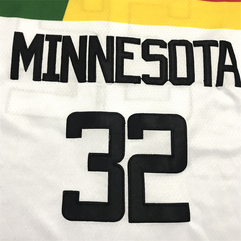 Men's Minnesota Timberwolves Karl-Anthony Towns #32 White Swingman Jersey - City Edition