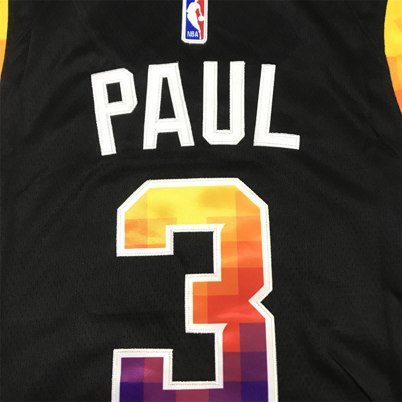 Men's Phoenix Suns Chris Paul #3 Black Swingman Jersey - Statement Edition