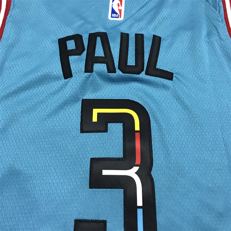 Men's Unisex Phoenix Suns Chris Paul #3 Turquoise 2022/23 Swingman Jersey - City Edition