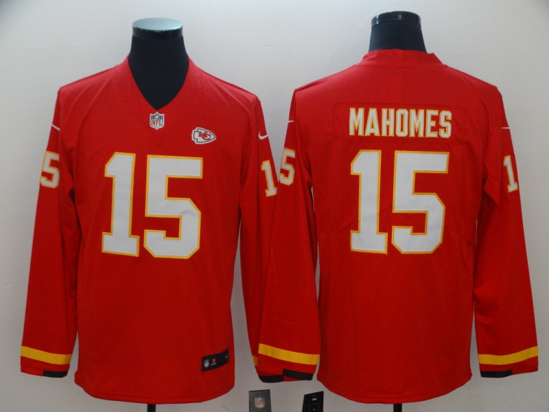 Men's Kansas City Chiefs Patrick Mahomes Red Alternate Game Jersey