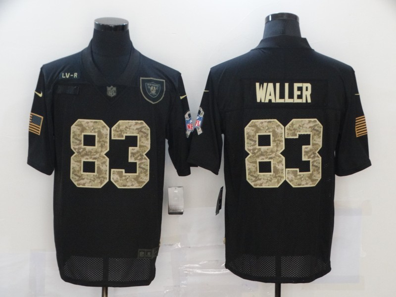 Men's Las Vegas Raiders Darren Waller #83 Black Game Jersey