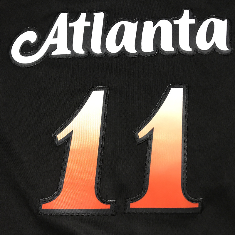 Men's Atlanta Hawks Trae Young #11 Black 2022/23 Swingman Jersey - City Edition