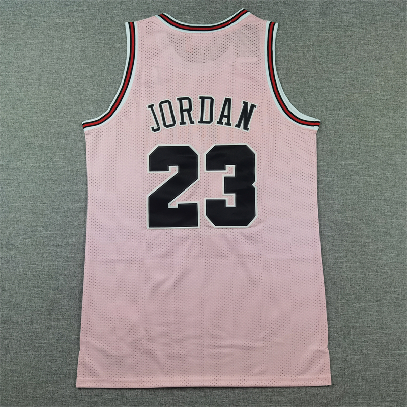 Men's Chicago Bulls Michael Jordan #23 Pink 1997/98 Hardwood Classics Swingman Jersey