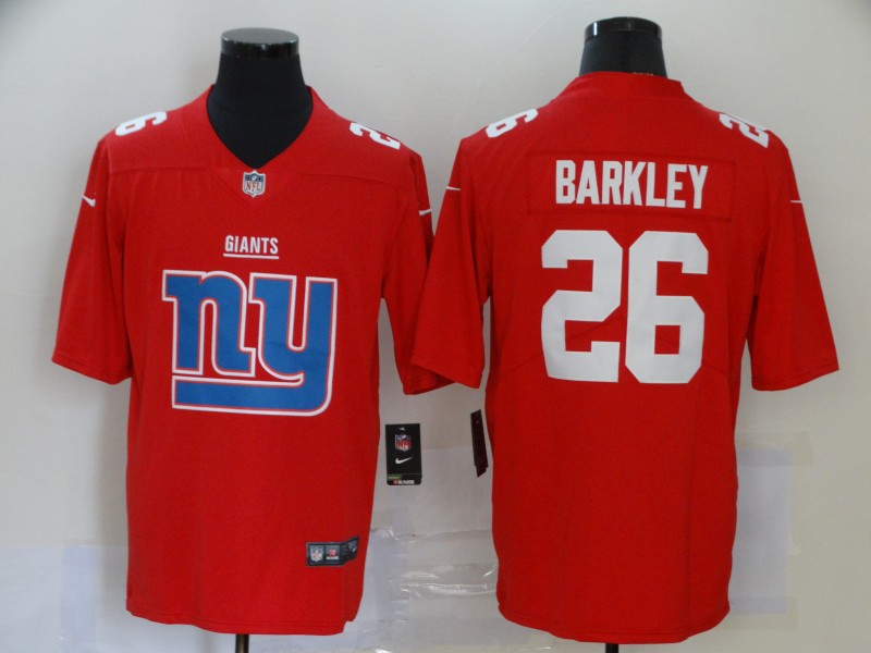 Men's New York Giants Saquon Barkley #26 Red Player Game Jersey