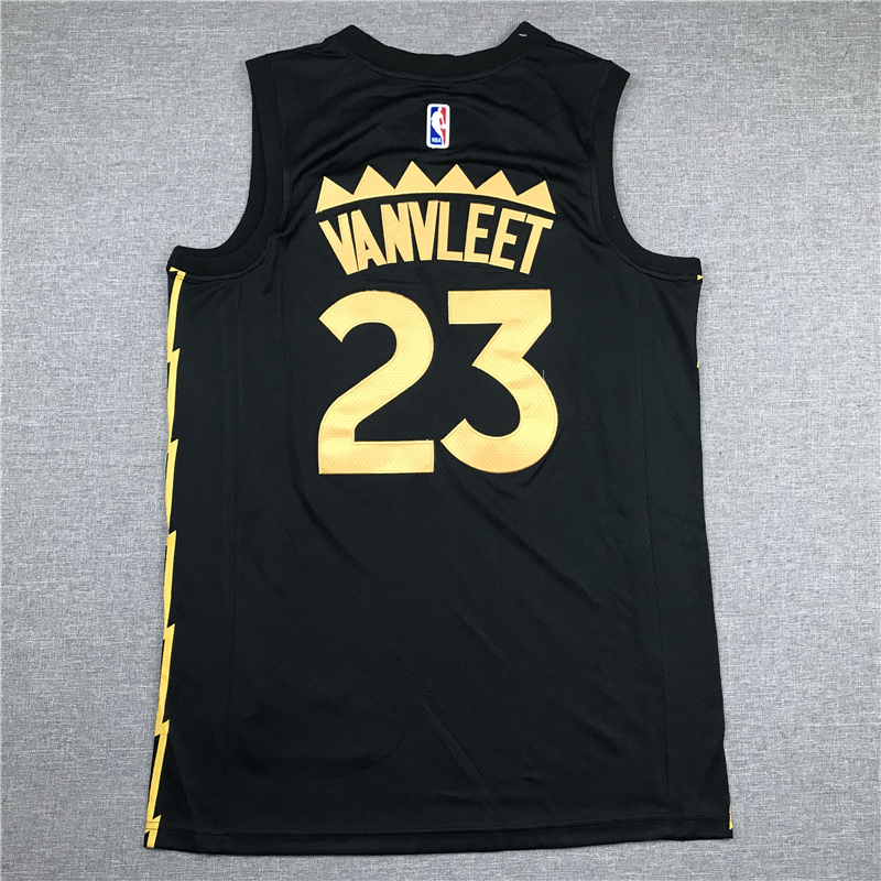 Men's Toronto Raptors Fred VanVleet Black 2020/21 Swingman Jersey - City Edition