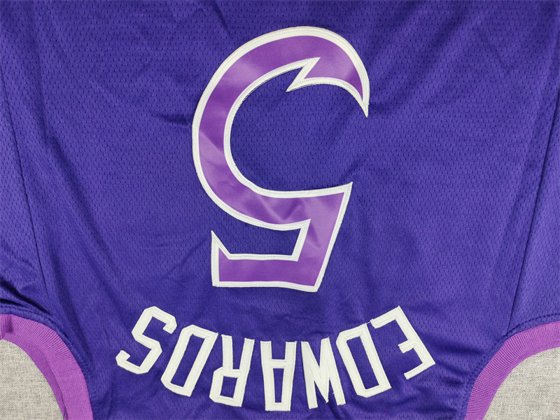 Men's Minnesota Timberwolves Anthony Edwards #5 Purple 2025/26 Swingman Jersey - City Edition