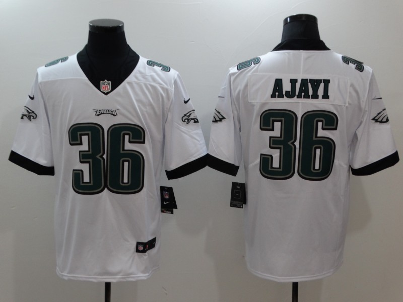 Men's Philadelphia Eagles Jay Ajayi #36 White Game Jersey