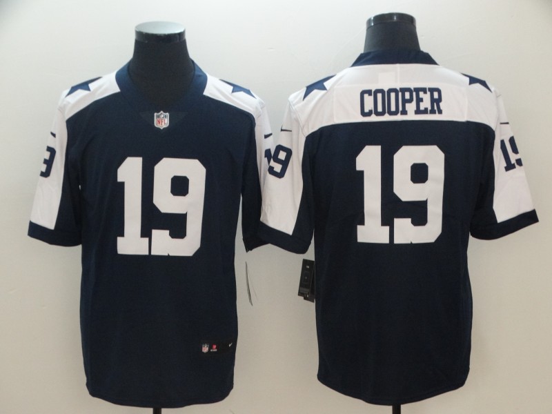 Men's Dallas Cowboys Amari Cooper #19 Navy Alternate Limited Game Jersey