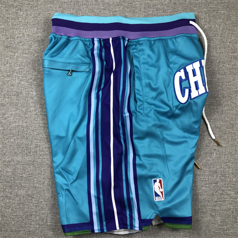 Men's Charlotte Hornets Teal Classic Edition Pocket Shorts