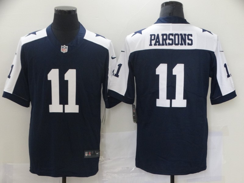 Men's Dallas Cowboys Micah Parsons #11 Navy Alternate Limited Game Jersey