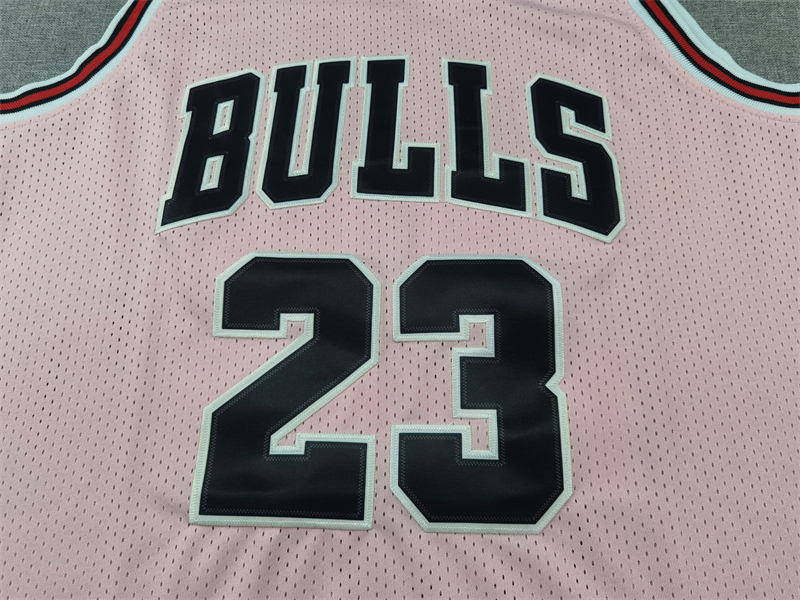 Men's Chicago Bulls Michael Jordan #23 Pink 1997/98 Hardwood Classics Swingman Jersey