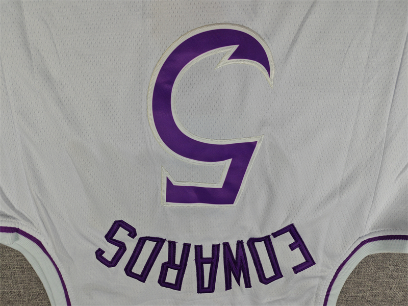 Men's Minnesota Timberwolves Anthony Edwards #5 White Swingman Player Jersey