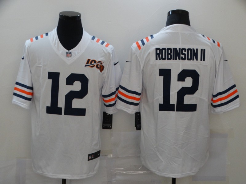 Men's Chicago Bears Allen Robinson II #12 White Game Jersey
