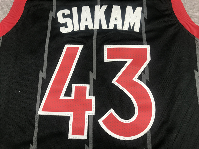 Men's Toronto Raptors Pascal Siakam Black 2020/21 Swingman Jersey
