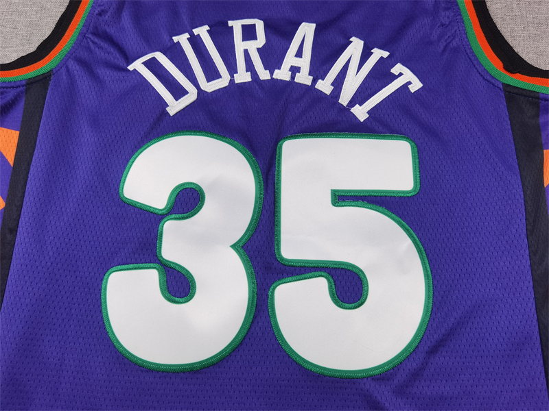 Men's Phoenix Suns Kevin Durant #35 Purple 2024/25 Swingman Player Jersey - City Edition