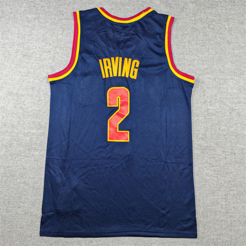 Men's Cleveland Cavaliers Kyrie Irving #2 Navy 2011/12 Hardwood Classics Swingman Jersey