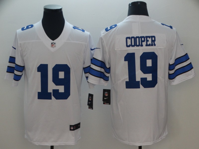 Men's Dallas Cowboys Amari Cooper #19 White Limited Game Jersey