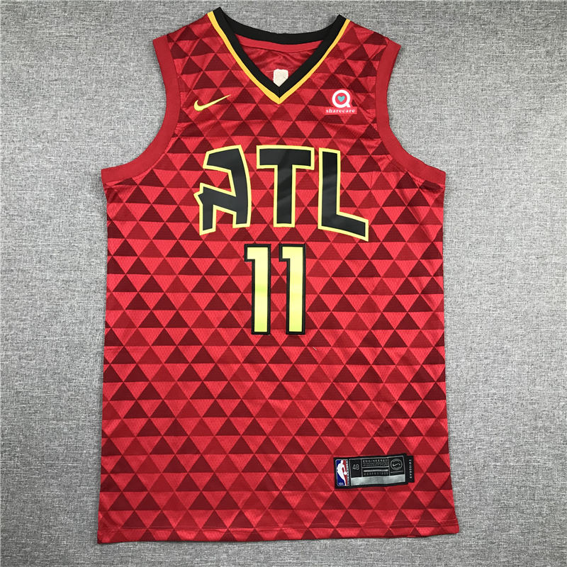 Men's Atlanta Hawks Trae Young #11 NBA Red Swingman Jersey