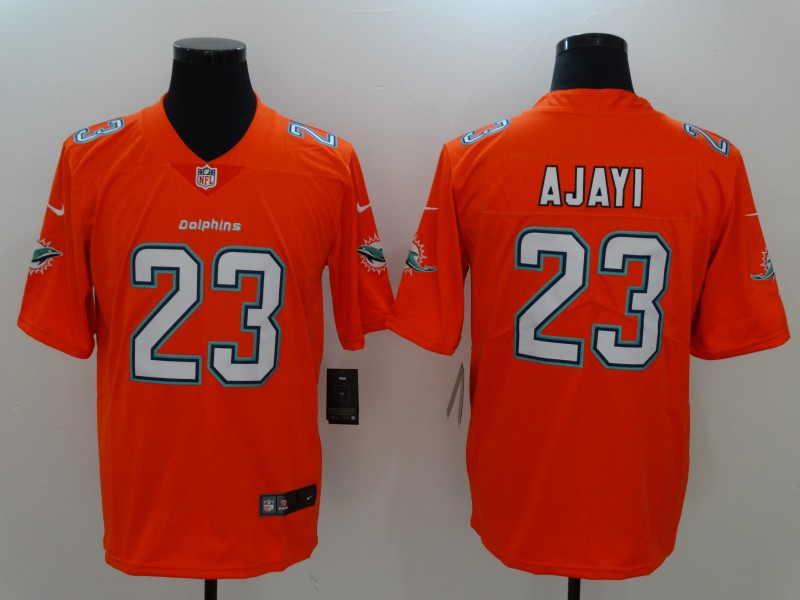 Men's Miami Dolphins Jay Ajayi #23 Orange Game Jersey