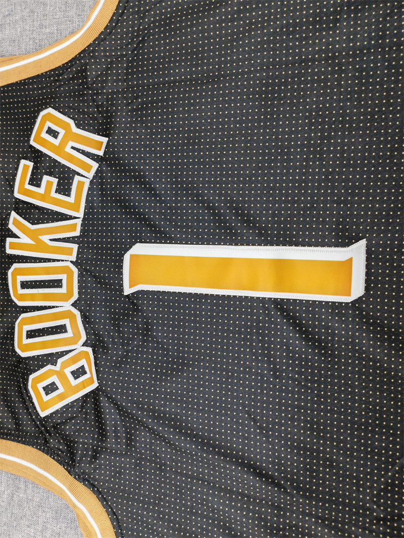 Men's Phoenix Suns Devin Booker #1 Black Select Series Swingman Jersey