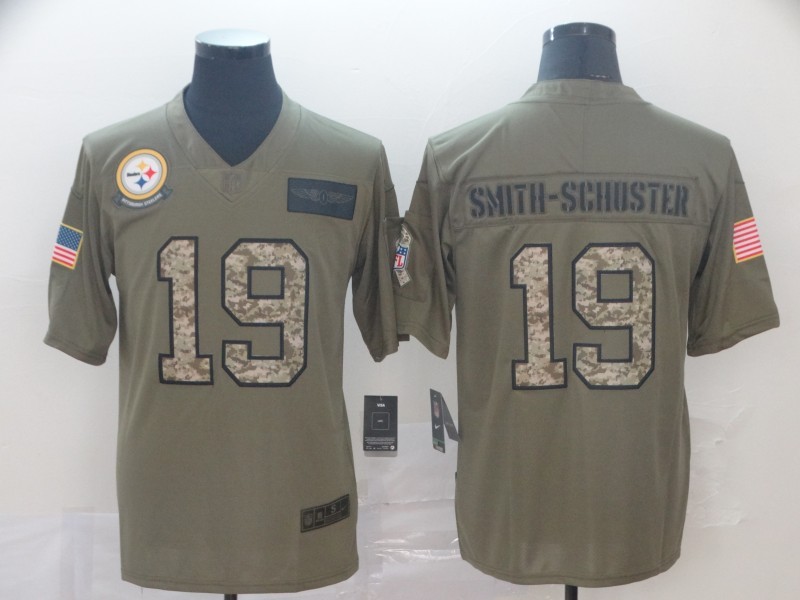 Men's Pittsburgh Steelers JuJu Smith-Schuster #19 Brown Player Game Jersey