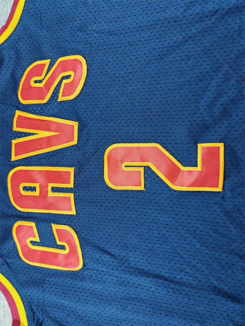 Men's Cleveland Cavaliers Kyrie Irving #2 Navy 2011/12 Hardwood Classics Swingman Jersey