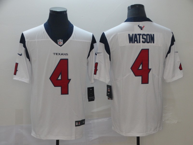 Men's Deshaun Watson Houston Texans #4 Player Game Jersey - White