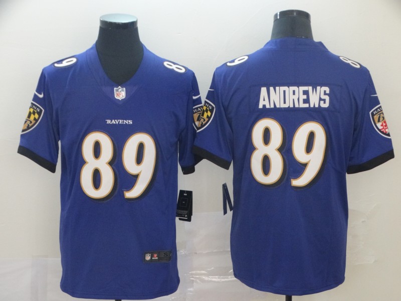 Men's Baltimore Ravens Mark Andrews #89 Purple Game Player Jersey