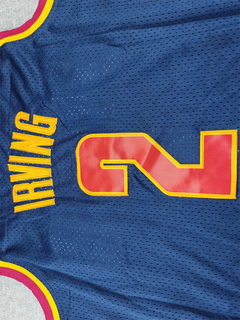 Men's Cleveland Cavaliers Kyrie Irving #2 Navy 2011/12 Hardwood Classics Swingman Jersey