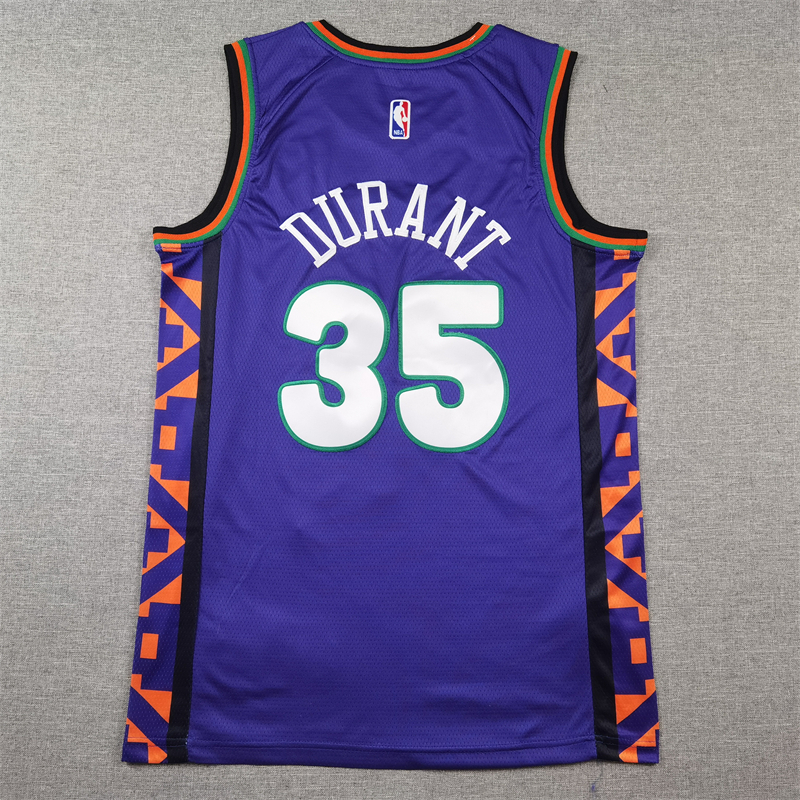 Men's Phoenix Suns Kevin Durant #35 Purple 2024/25 Swingman Player Jersey - City Edition