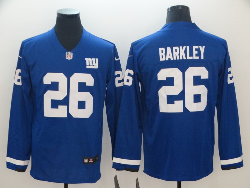 Men's New York Giants Saquon Barkley #26 Blue Game Player Jersey