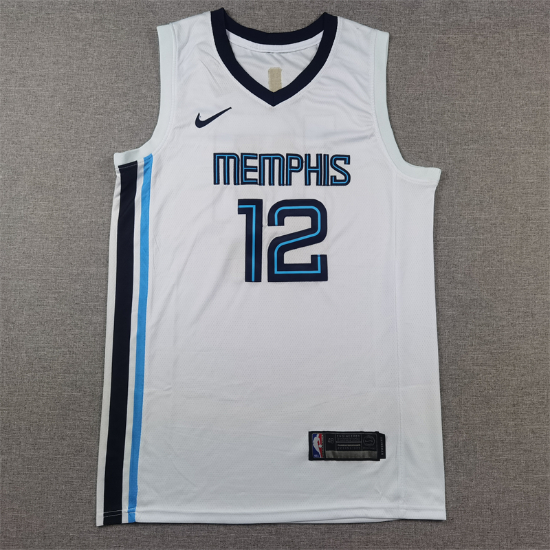 Men's Memphis Grizzlies Ja Morant #12 White 2022/23 Swingman Jersey - Association Edition