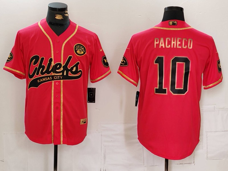 Men's Kansas City Chiefs Isiah Pacheco #10 Red Player Game Jersey