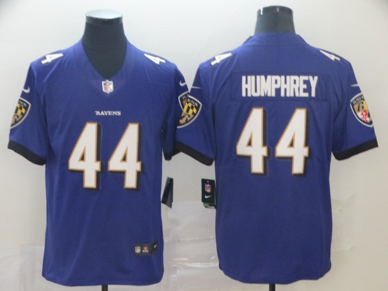 Men's Baltimore Ravens Marlon Humphrey #44 Purple Game Player Jersey