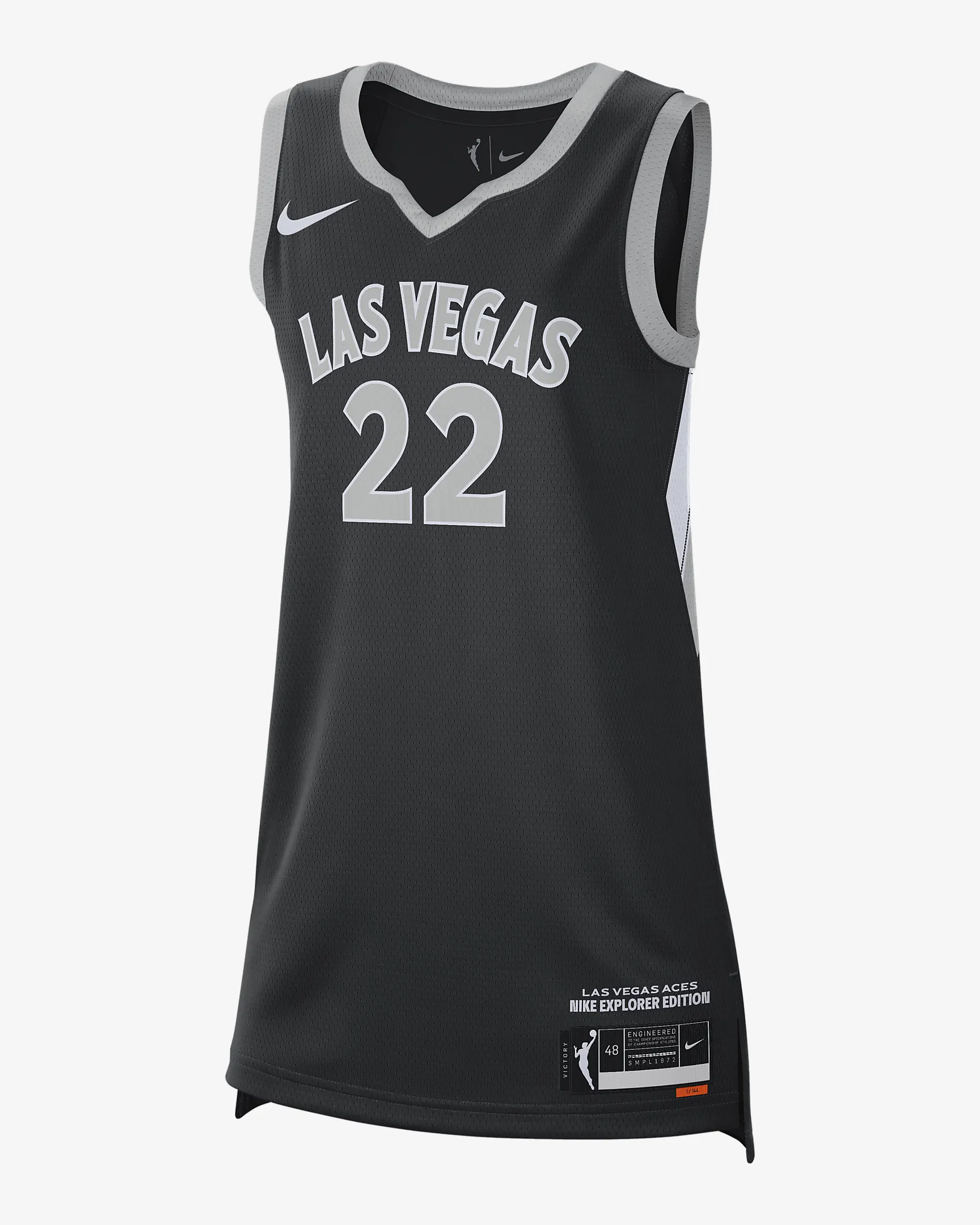Men's Las Vegas Aces A��Ja Wilson #22 Black Player Jersey