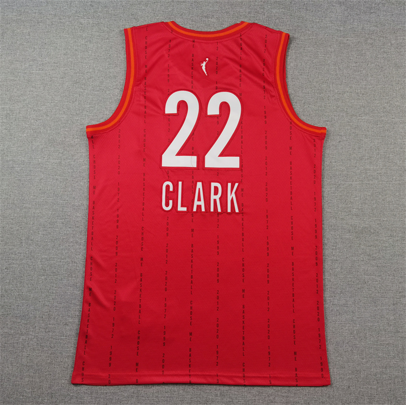 Men's Indiana Fever Caitlin Clark Red 2024 WNBA Draft Rebel Edition Victory Player Jersey