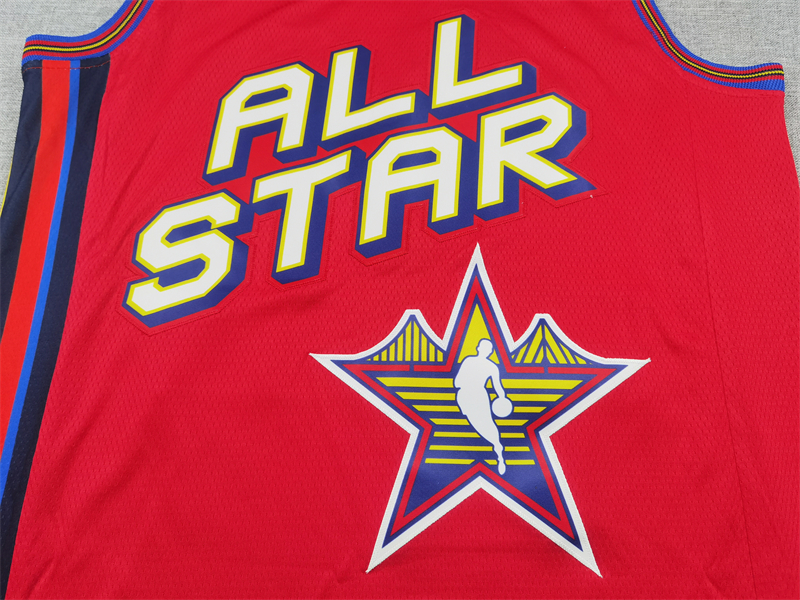 Men's Milwaukee Bucks Giannis Antetokounmpo #34 Red 2025 NBA All-Star Game Swingman Player Jersey