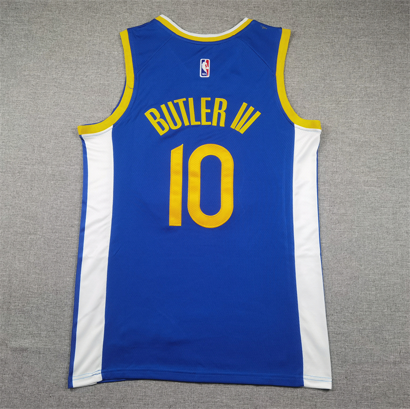 Men's Golden State Warriors Jimmy Butler #10 Royal Swingman Jersey - Icon Edition