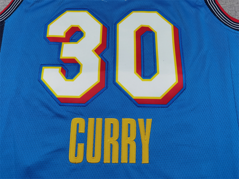 Men's Golden State Warriors Stephen Curry #30 Light Blue 2025 NBA All-Star Game Swingman Player Jersey