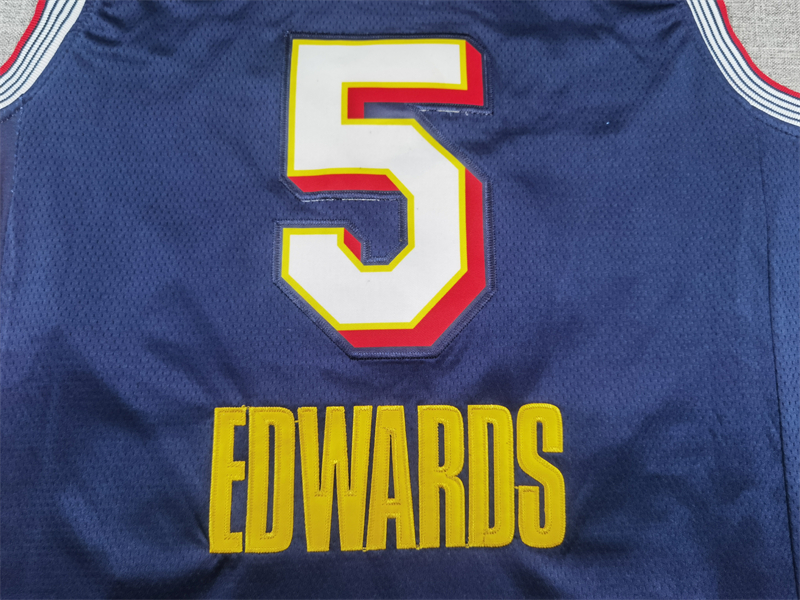 Men's Minnesota Timberwolves Anthony Edwards #5 Navy 2025 NBA All-Star Game Swingman Player Jersey