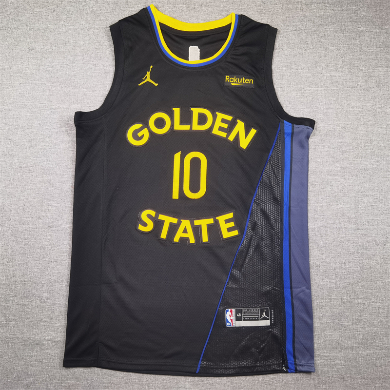Men's Golden State Warriors Jimmy Butler #10 Black Swingman Jersey - Statement Edition