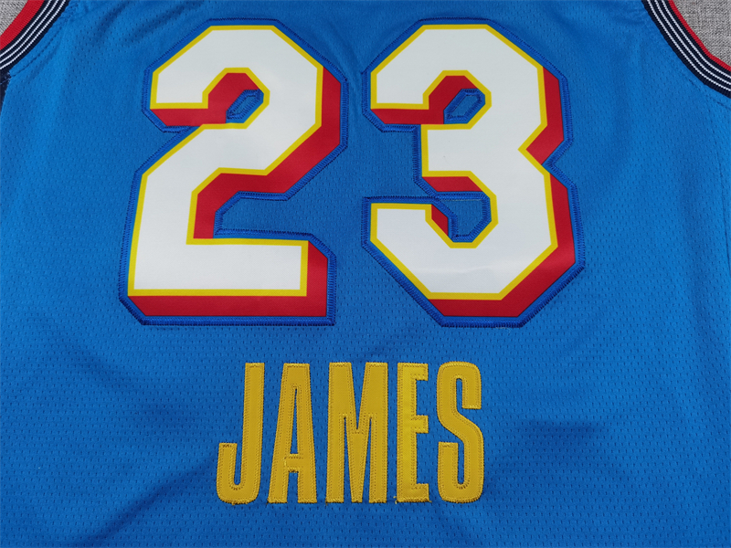 Men's Los Angeles Lakers LeBron James #23 Light Blue 2025 NBA All-Star Game Swingman Player Jersey