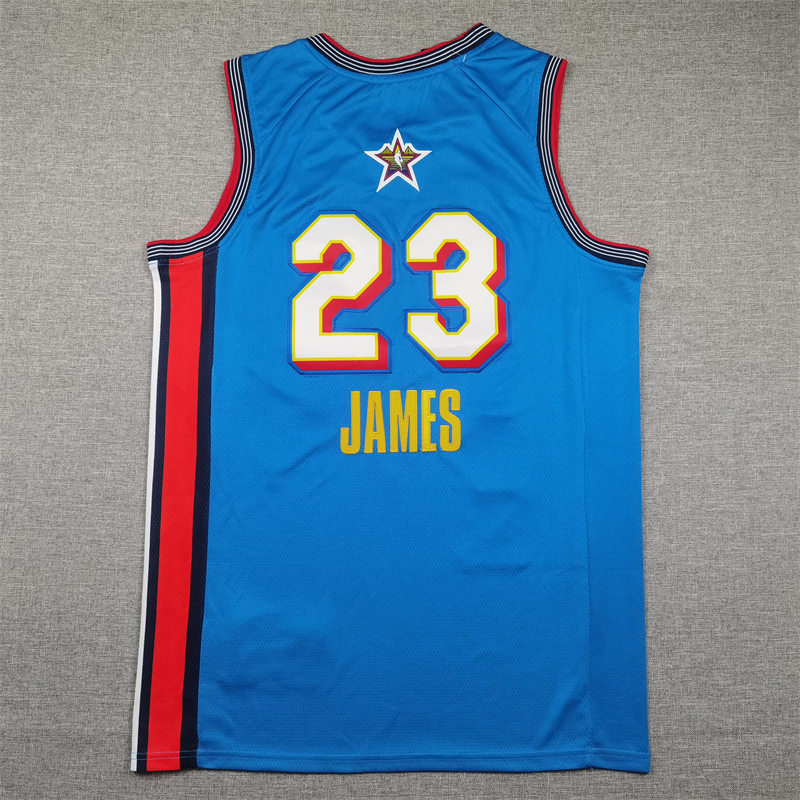 Men's Los Angeles Lakers LeBron James #23 Light Blue 2025 NBA All-Star Game Swingman Player Jersey