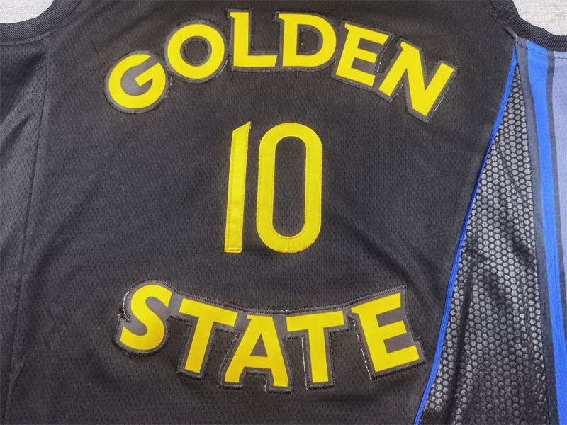 Men's Golden State Warriors Jimmy Butler #10 Black Swingman Jersey - Statement Edition