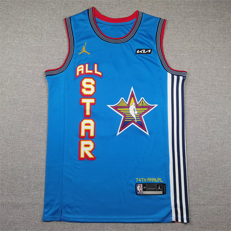 Men's Golden State Warriors Stephen Curry #30 Light Blue 2025 NBA All-Star Game Swingman Player Jersey