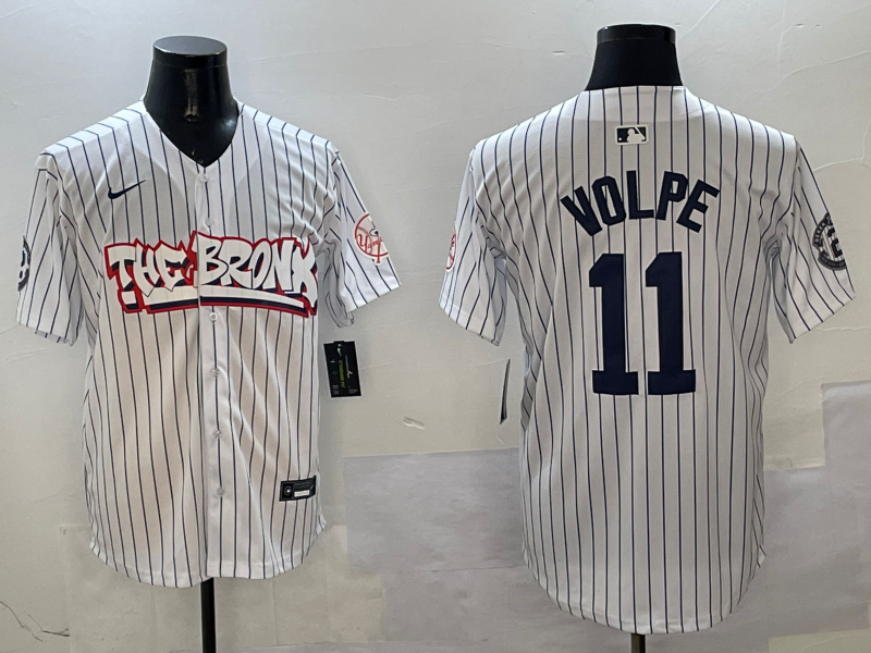Men's New York Yankees Anthony Volpe White Limited Player Jersey