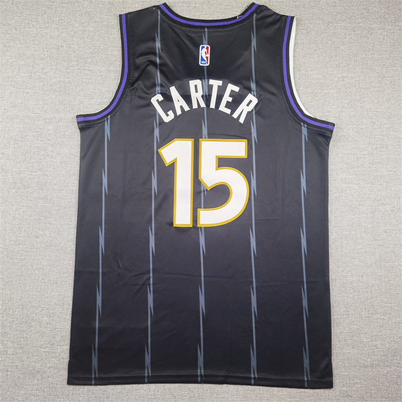 Men's Toronto Raptors Vince Carter #15 Black 2024/25 Swingman Player Jersey - City Edition
